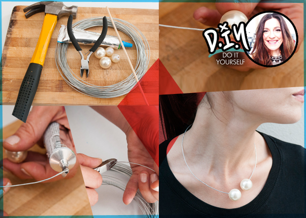 DIY:  H Πόπη Αναστούλη σου δείχνει πως να φτιάξεις μόνη σου ένα choker με πέρλες!