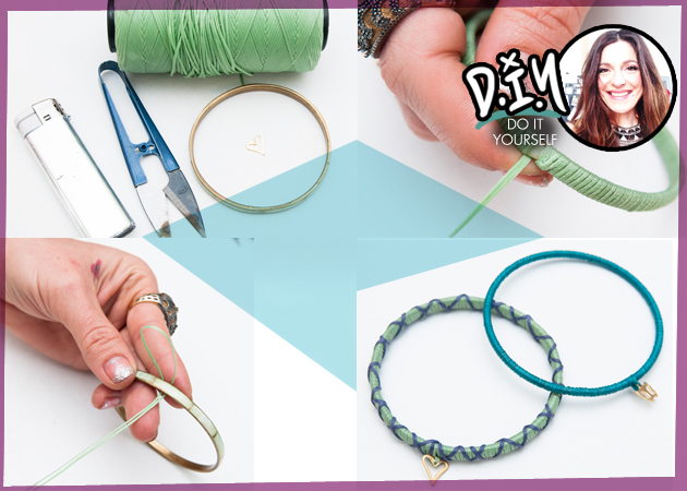 DIY: Τα πολύχρωμα bracelets είναι τάση και η Πόπη Αναστούλη σου δέιχνει πως να τα φτιάξεις μόνη σου!