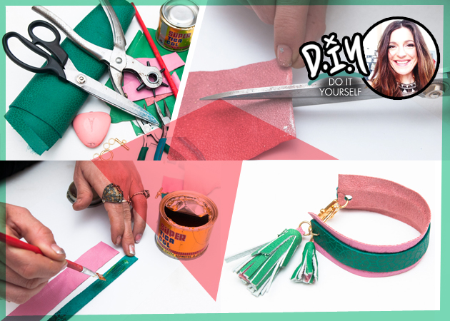 DIY:H Πόπη Αναστούλη σου δείχνει πως να φτιάξεις ένα εντυπωσιακό δερμάτινο bracelet!