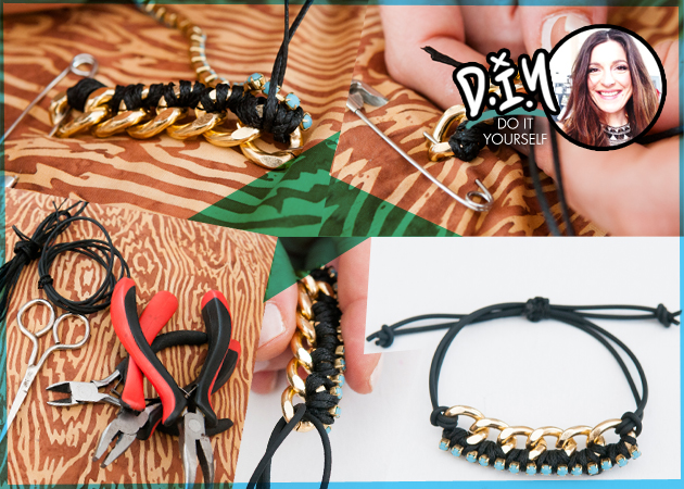 DIY: H Πόπη Αναστούλη σου δείχνει πως να φτιάξεις μόνη σου ένα εντυπωσιακό bracelet!