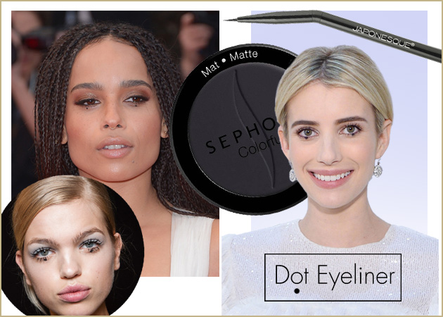 Dot eyeliner! Η στιλάτη τελεία κάτω από τα μάτια που όλες θα κάνουμε στο εξής!