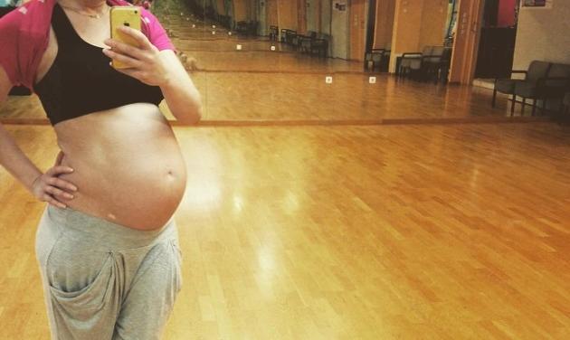 Γνωστή Ελληνίδα είναι 6 μηνών έγκυος και δεν σταματά να χορεύει latin!