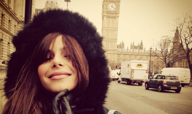 Ελευθερία Ελευθερίου: H selfie φωτογραφία της τραγουδίστριας μπροστά από το Big Ben!