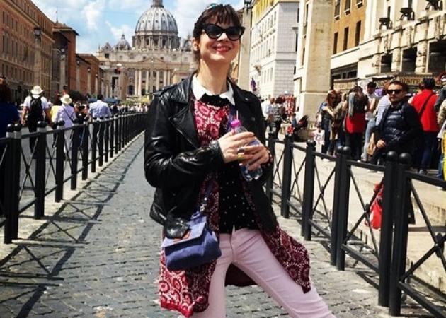 Ευγενία Δημητροπούλου: Όμορφες στιγμές από το ταξίδι της στη Ρώμη!
