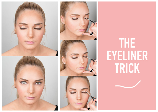 Κάθε φορά που πας να βάλεις eyeliner δεν τα καταφέρνεις; Αυτό το trick σου αλλάζει τη ζωή!