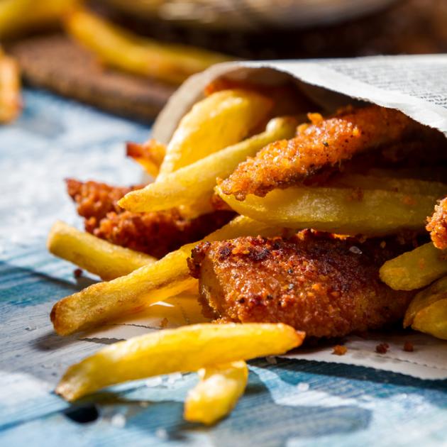 Fish & Chips στο φούρνο