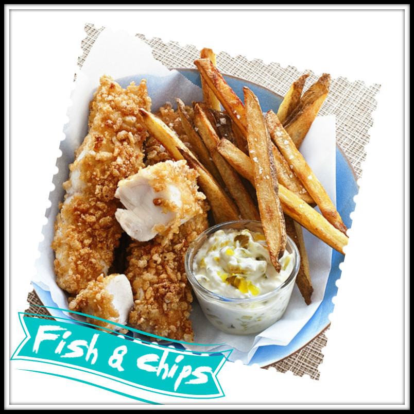 Fish & chips φούρνου