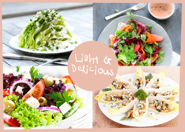 Your Salad Way! Πέντε απολαυστικές σαλάτες εποχής με λιγότερες από 180 θερμίδες