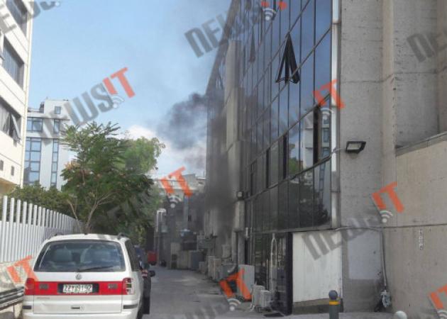 Φωτιά στο παλιό κτίριο του ΑΝΤ1 στο Μαρούσι – Δεν εκπέμπει το κανάλι!