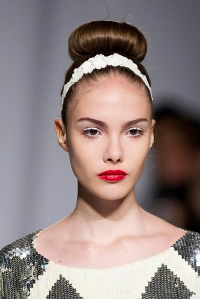7 | High sock bun!