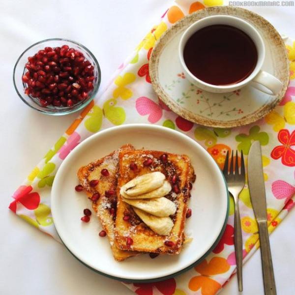 French toast με γεύση ντόνατ