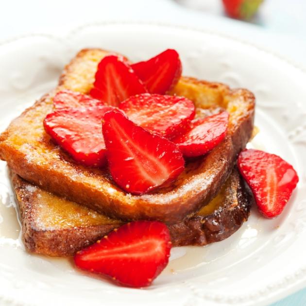 French Toast Με Φράουλα