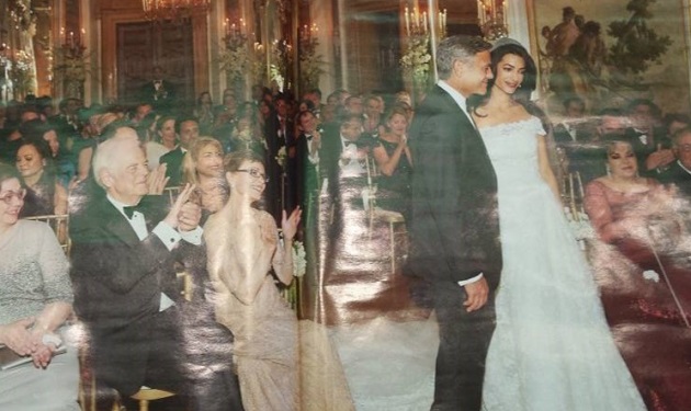 George Clooney – Amal Alamuddin: Το άλμπουμ του γάμου, η τεράστια τούρτα και η προετοιμασία της νύφης!