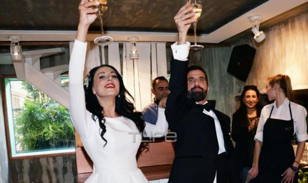 Θανάσης Βισκαδουράκης – Κατερίνα Γιώτα: Το γλέντι του γάμου τους! Φωτογραφίες