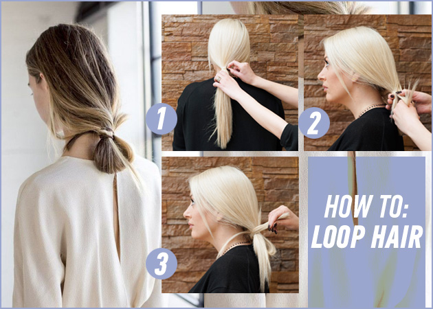 Loop hair! Οι μισοτελειωμένες κοτσίδες είναι μεγάλη τάση! Πώς να τις κάνεις!