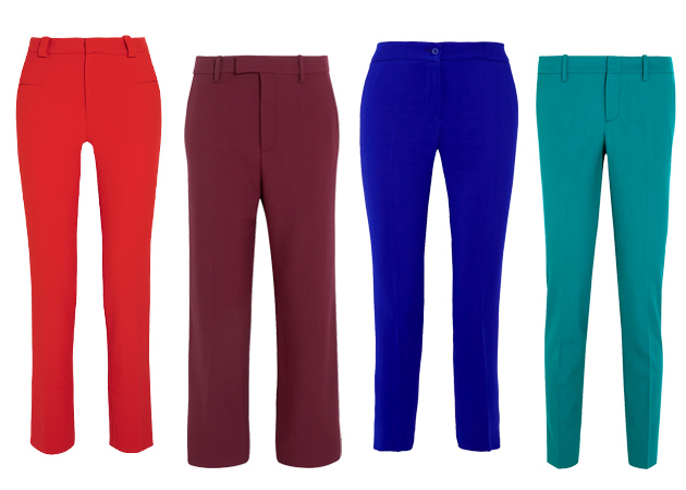Τα παντελόνια σε έντονα χρώματα είναι τάση και το Tlife σου φέρνει τα ωραιότερα μέσα από το Net-A-Porter!