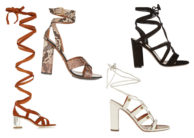 Lace-up sandals: Bρήκαμε τα ωραιότερα στο Net-a-Porter!