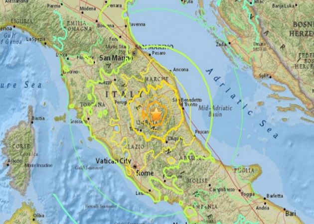 Σεισμός στην Ιταλία! 6,7 Ρίχτερ συγκλονίζουν τα κεντρικά της χώρας!