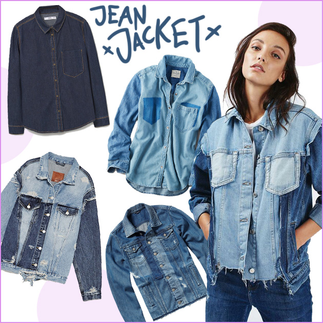 1 | Jean jacket & πουκάμισα