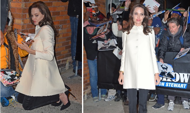 Γιατί γονάτισε στο πεζοδρόμιο η Angelina Jolie;