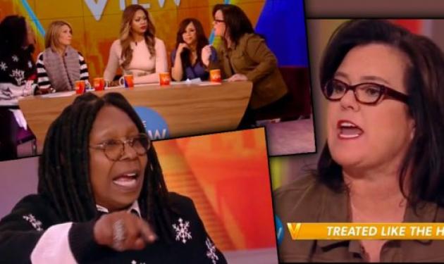 Βίντεο από τον άγριο καυγά ανάμεσα σε Whoopi Goldberg και Rossie O’ Donnell