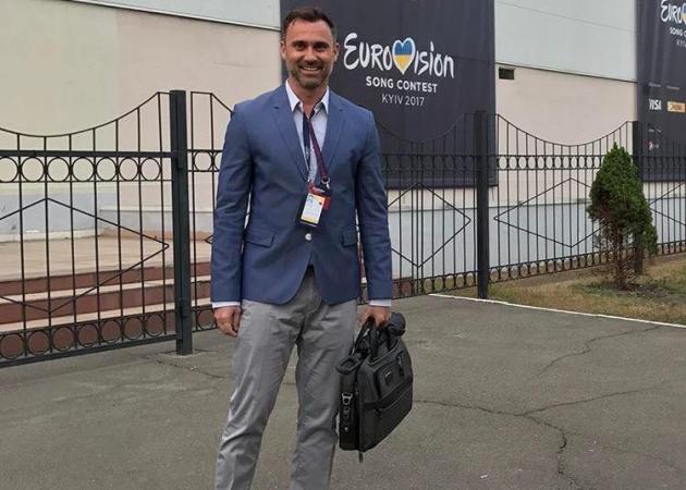 Γιώργος Καπουτζίδης: Μας δείχνει όλα όσα γίνονται στο Κίεβο πριν τον ημιτελικό της Eurovision [pics]