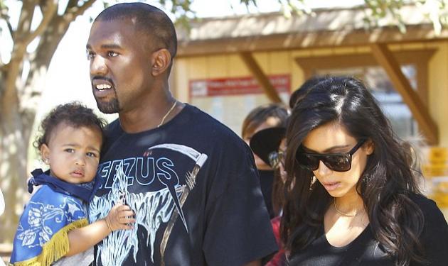 Kim Kardashian, Kanye West και North με ίδιο ντύσιμο στο φεστιβάλ κολοκύθας!