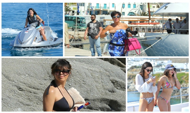 Φωτορεπορτάζ: Οι διακοπές των Kardashian στη Μύκονο!