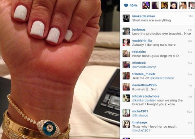 Η Kim Kardashian έβαψε τα νύχια της λευκά! Do or don’t?