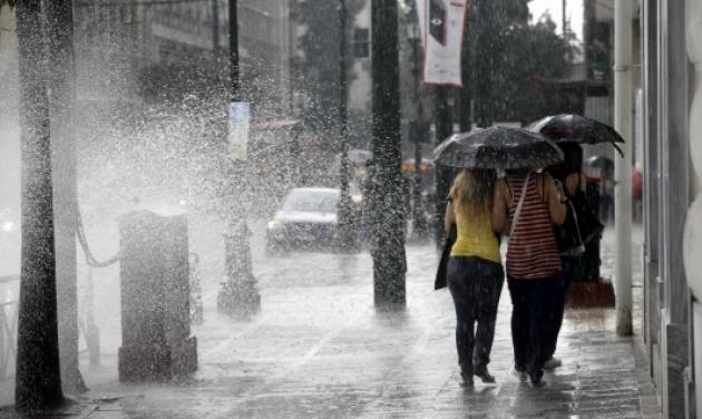 Έκτακτο δελτίο επιδείνωσης του καιρού – Καταιγίδες, χαλάζι και ισχυροί άνεμοι