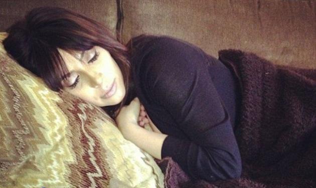 Kim Kardashian: Εξαντλημένη από τις φροντίδες για την κόρη της!