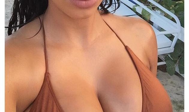 Η έγκυος Kim Kardashian, βγάζει selfie ακόμα και το… στηθος της! Φωτογραφίες