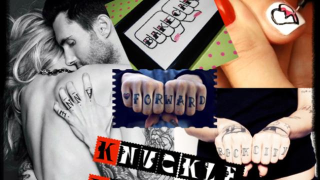 Πώς να κάνεις ένα μανικιούρ με έμπνευση από τα knuckle tattoos!