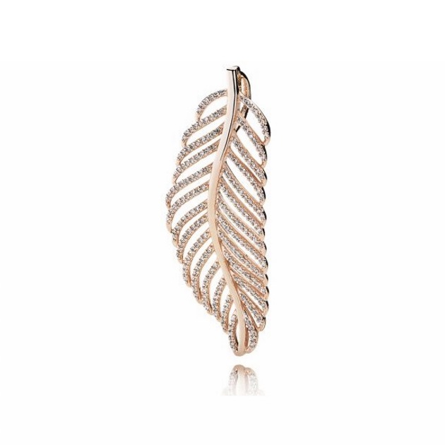 4 | Κολιέ Shimmering Feather PANDORA Rose με κυβική ζιρκόνια PANDORA