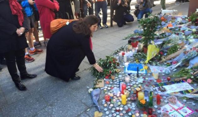 Ζωή Κωνσταντοπούλου: Στο σημείο του μακελειού στο Παρίσι