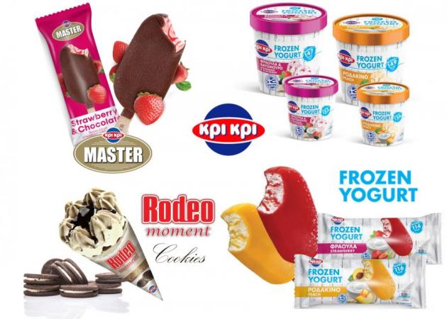 Frozen Yogurt και νέες γεύσεις παγωτών Κρι Κρι με λίγες θερμίδες και λιπαρά!