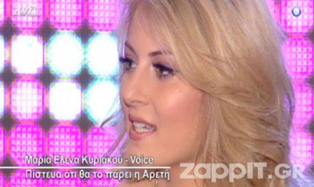 The Voice: Τι αποκάλυψε η Μαρία Έλενα Κυριάκου για τη βραδιά του τελικού;