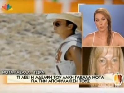 Ο Λάκης και η Νότα Γαβαλά αποφυλακίστηκαν