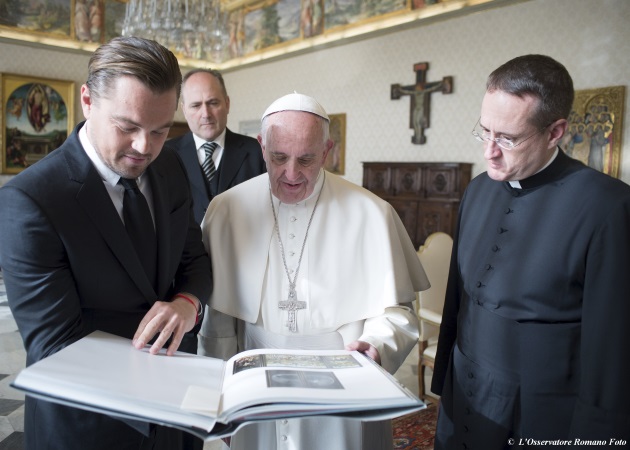 Leonardo Di Caprio: Η συνάντηση με τον Πάπα και όσα είπαν στα ιταλικά! Βίντεο