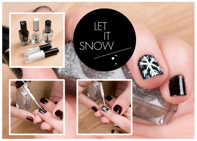 Πώς να κάνεις το “let it snow” manicure!