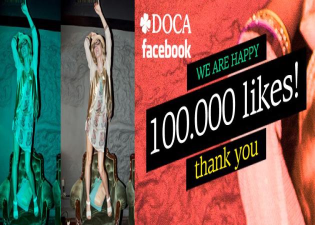 Doca:Η σελίδα μας στο facebook έφτασε τα 100.000 likes!
