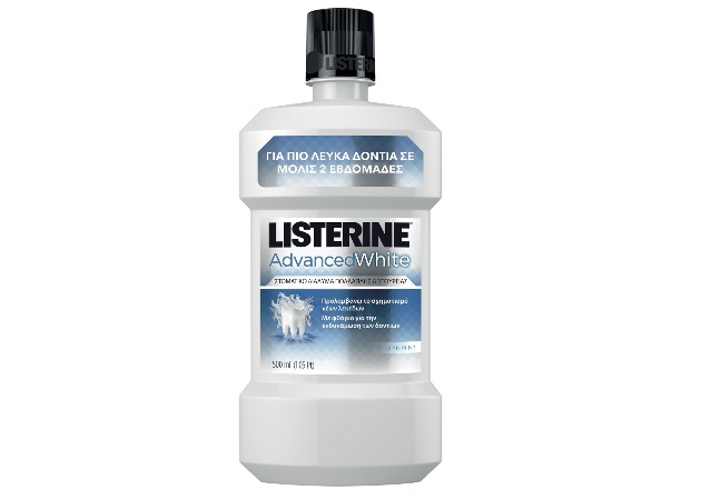 Λεύκανση δοντιών στο σπίτι με το νέο Listerine Advanced White!