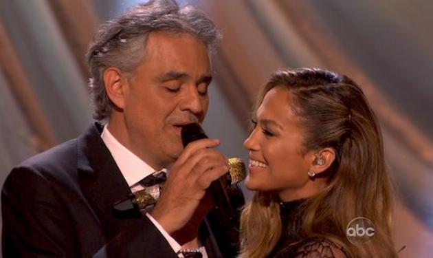 Η συναρπαστική μουσική συνάντηση της Jennifer Lopez με τον Andrea Bocelli στο Dancing