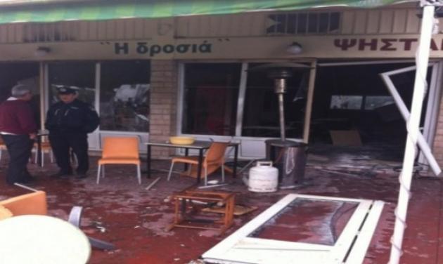 Σκηνές τρόμου στην Αμφιλοχία μετά την έκρηξη σε καφενείο