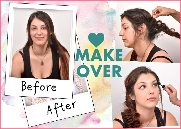 Make over! Σε αυτή τη μεταμόρφωση θα δεις ένα χτένισμα που θα θες να κάνεις κι εσύ!