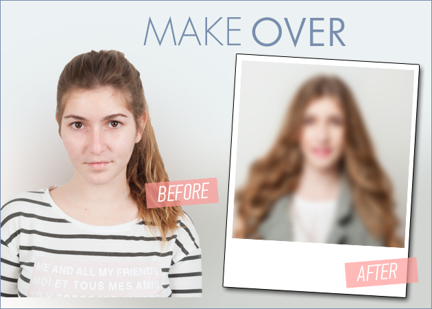 Make over! Δες την μεταμόρφωση μιας έφηβης που κάνει make up – μαλλιά για πρώτη φορά!
