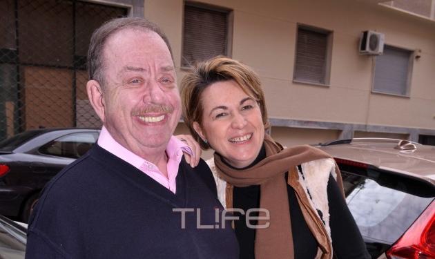 Ηλίας Μαμαλάκης: Σπάνια εμφάνιση με τη σύζυγό του Ντορίτα