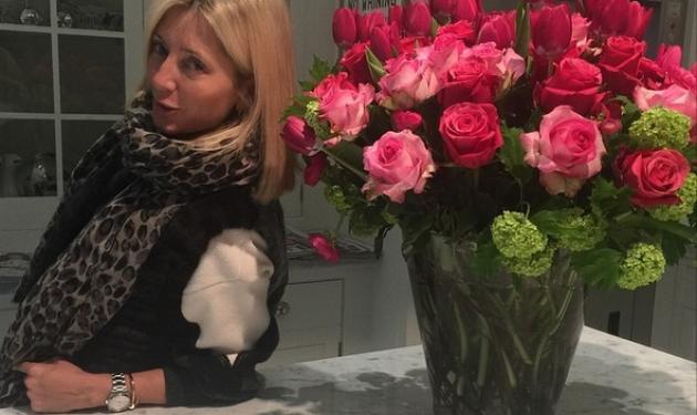 Marie Chantal: Tα λουλούδια δεν λείπουν ποτέ από τις γωνιές του σπιτιού της!