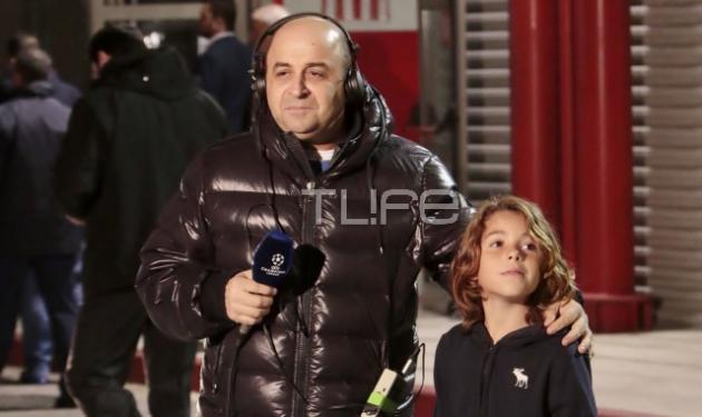 Μάρκος Σεφερλής: Με τον γιο του Χάρη στο γήπεδο! Φωτογραφίες