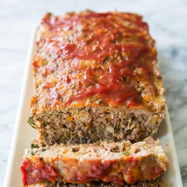 Ελαφρύ και spicy meatloaf στο φούρνο